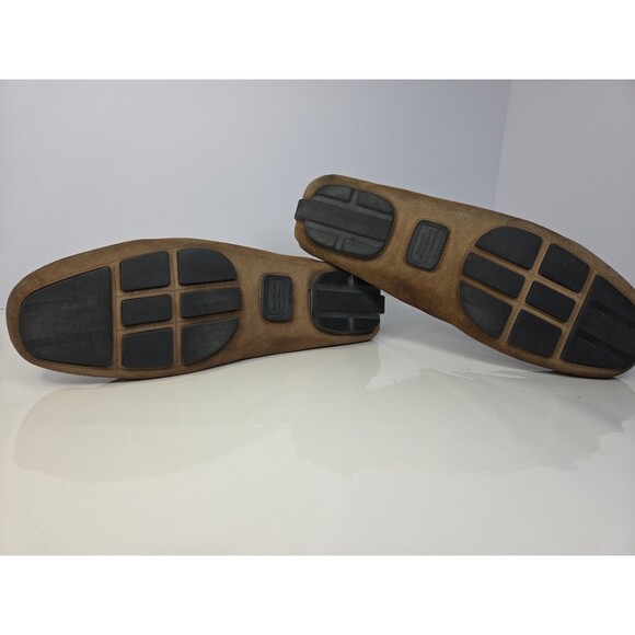 To Boot New York Mitchum Brown Suede Moc Toe Penny Loafer Driving Shoes 9.5 - Picture 9 of 10